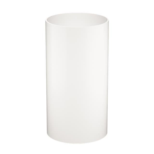 [12519] Valenza Pedestal Basin – Matte White