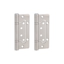 Ellis Flush Door Hinge Pair 130mm - Stainless Steel