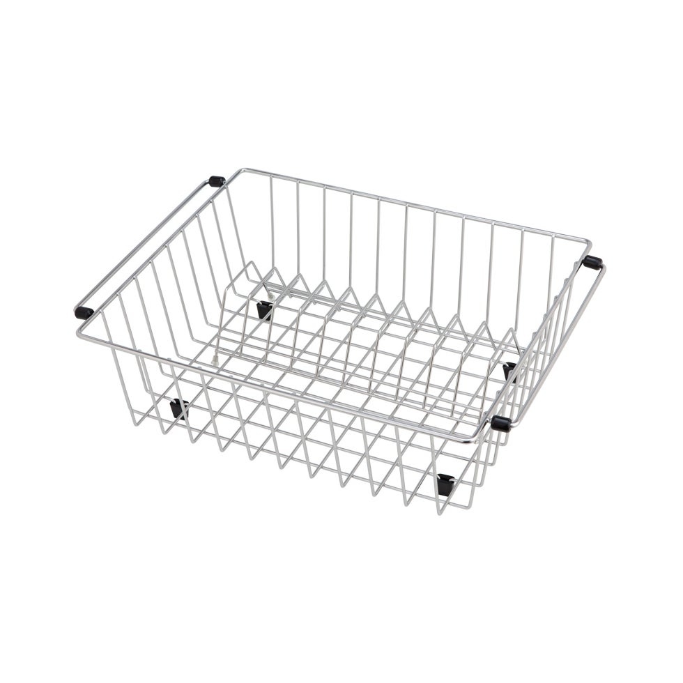 [12875] Bench Top Dish Rack - Stainless Steel