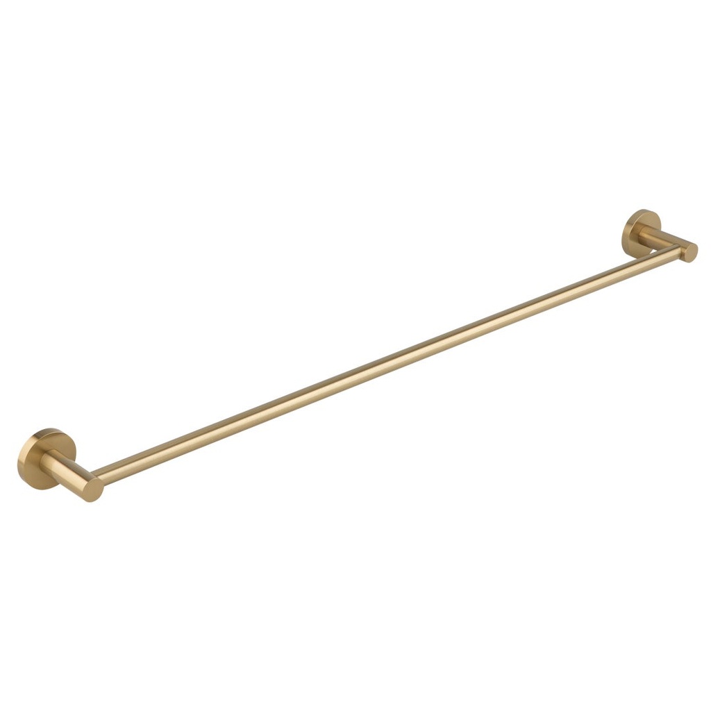 [12876] Elysian Single Towel Rail - Brushed Brass