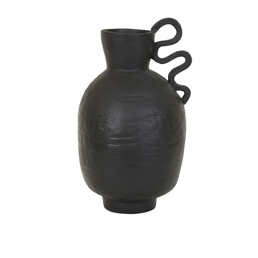 [FORME-NAMI-VASE-BLACK-DEC-FOM-NAM-VASE] Forme Nami Vase - Black