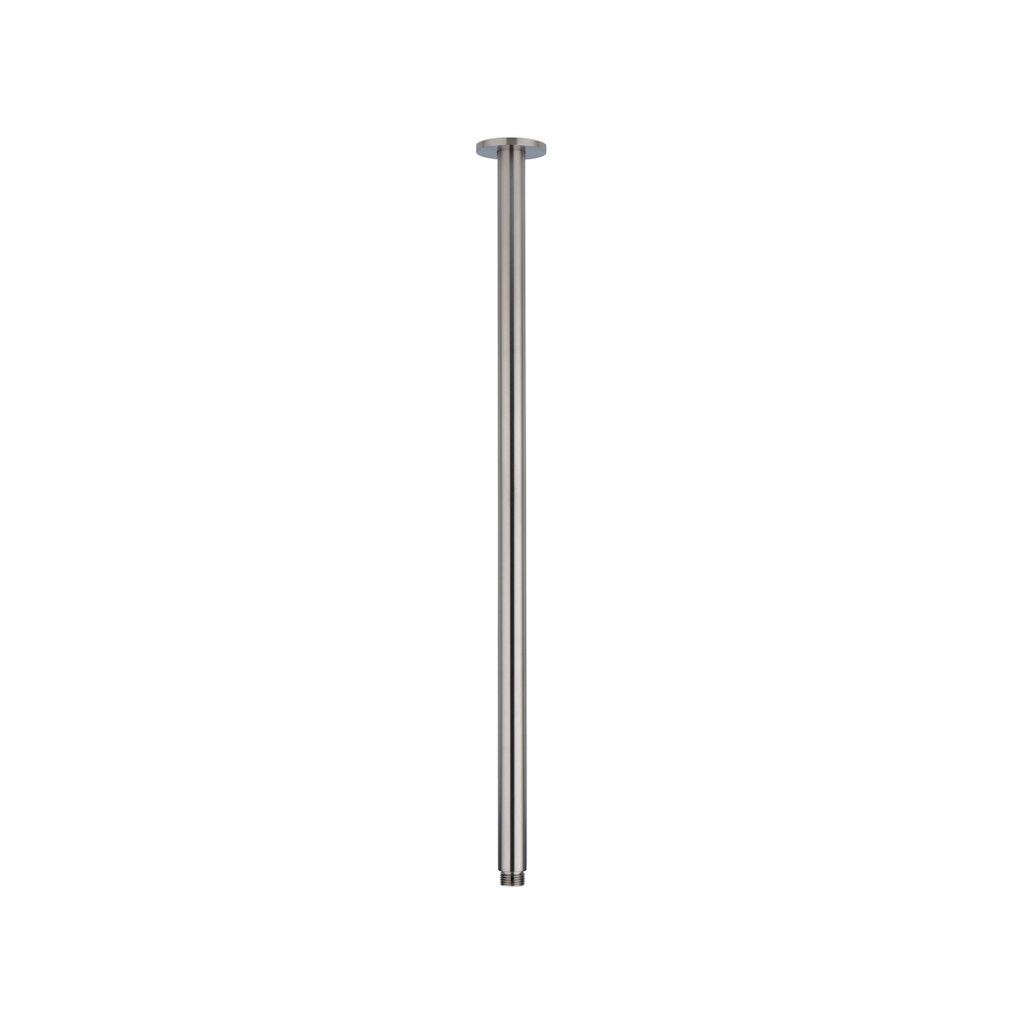 [13036] Shower Dropper Extended Round 600mm - Brushed Nickel