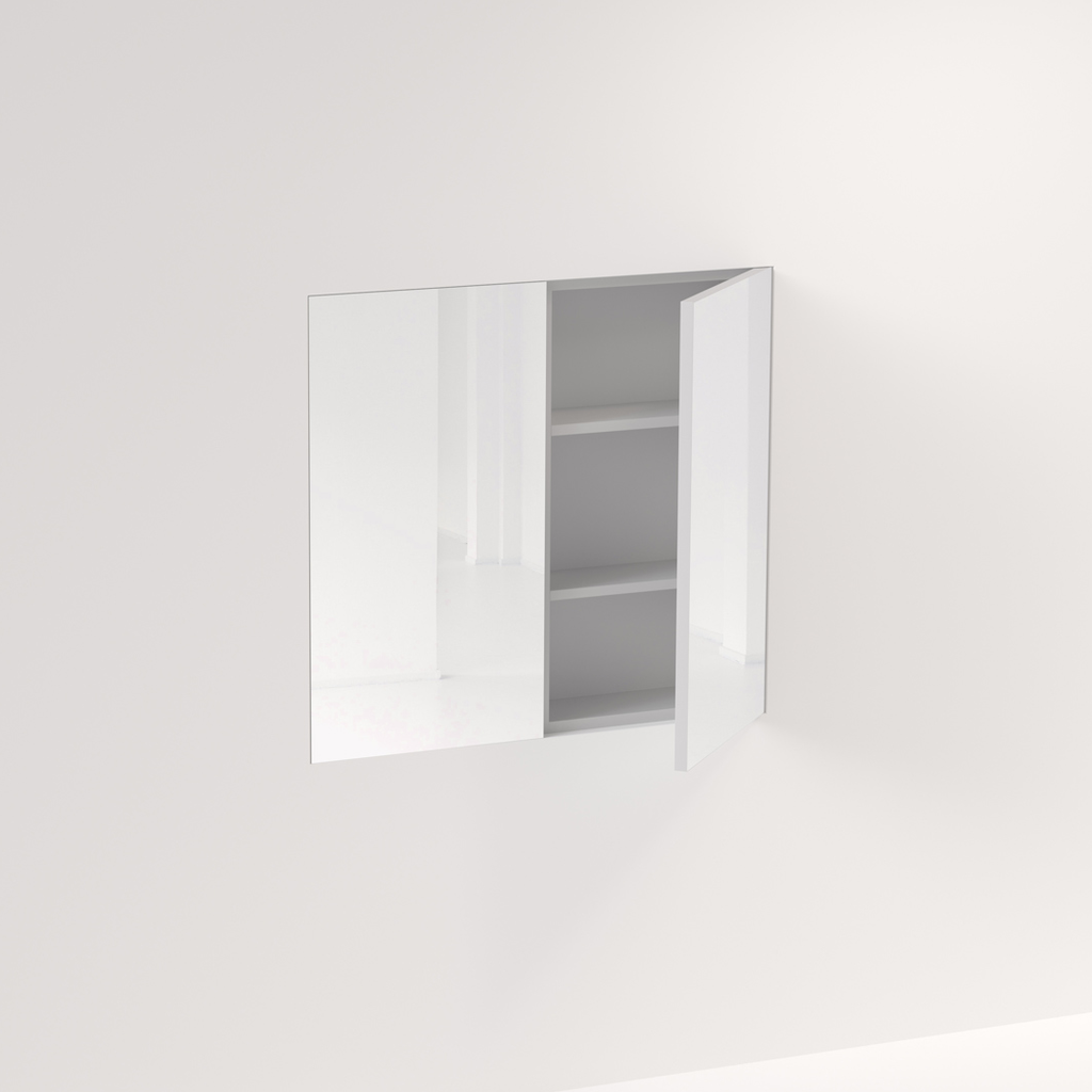 [13240] Myra 2-Door Mirror Cabinet Recessed - 828mm