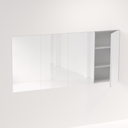 Myra 4-Door Mirror Cabinet Recessed - 1656mm