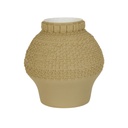 Forme Weave Vase - Wheat