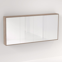 Myra 4-Door Mirror Cabinet 1692mm - Pure Oak