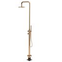 Sola Freestanding Outdoor Shower Set - Brushed Copper