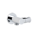 Adjustable Hand Shower Holder &amp; BP - Chrome