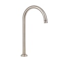 Kingsley Gooseneck Swivel Bench Mounted Spout - Brushed Nickel