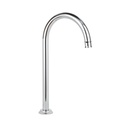 Kingsley Gooseneck Swivel Bench Mounted Spout - Chrome