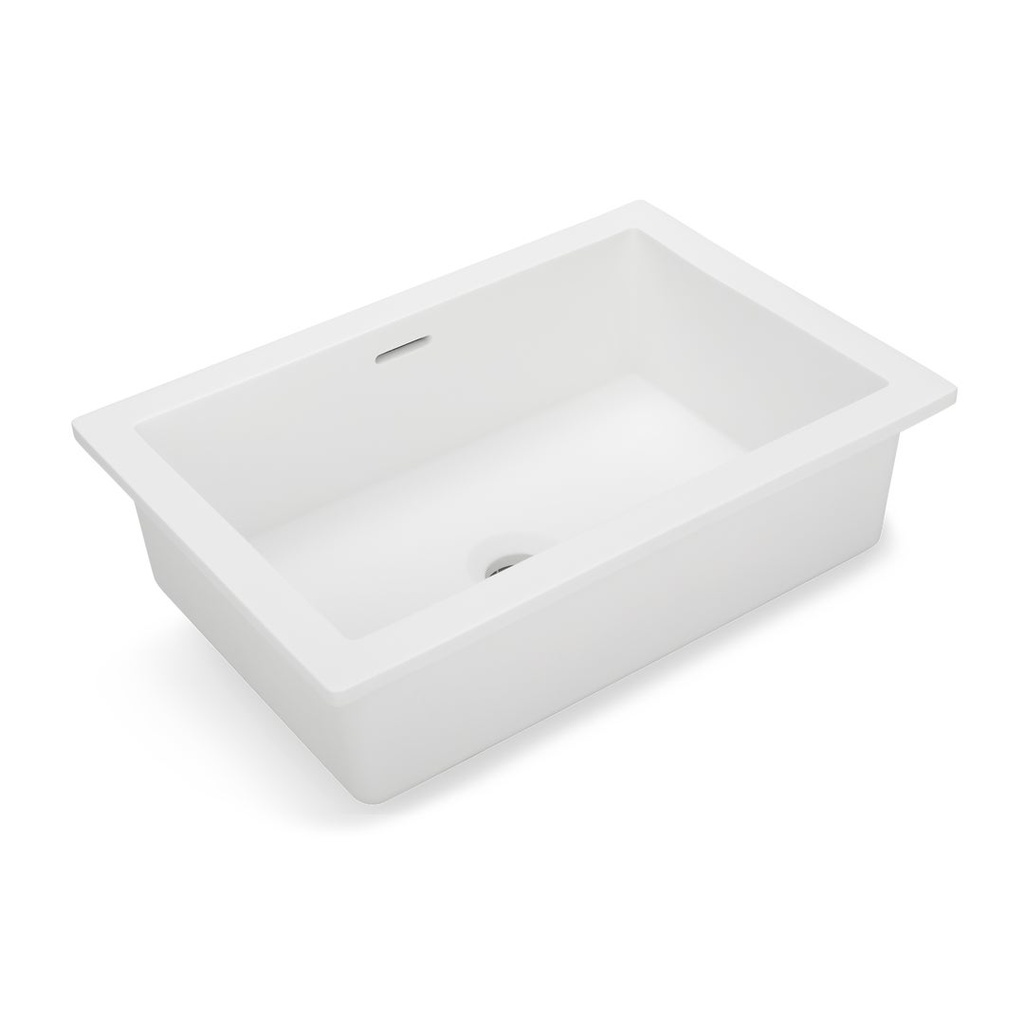 [14148] Zuri Undercounter Rectangle Basin 460mm - Matte White