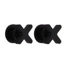 Cross Assembly Taps - Matte Black