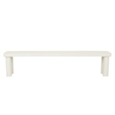 Frankie Outdoor Bench Seat - Aluminium White