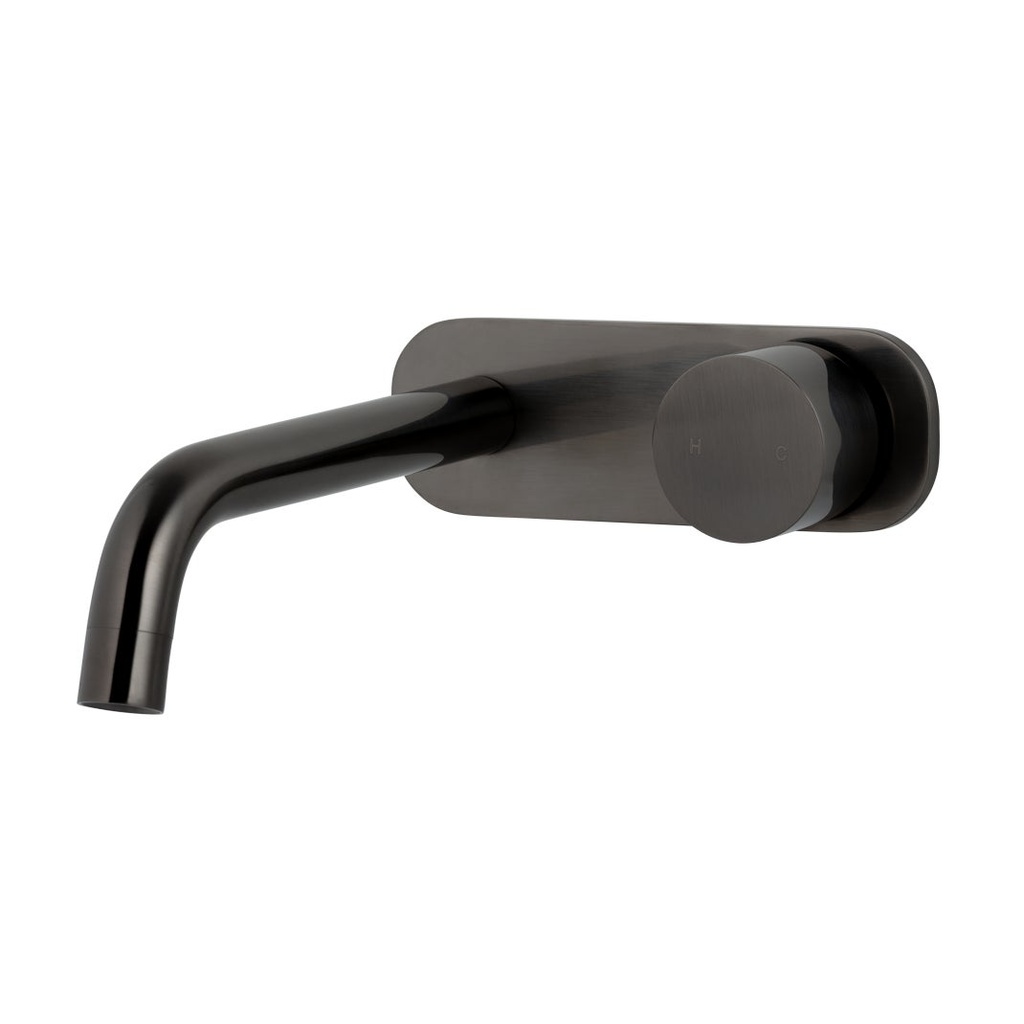 Milani Progressive Wall Mounted Set - Brushed Gunmetal