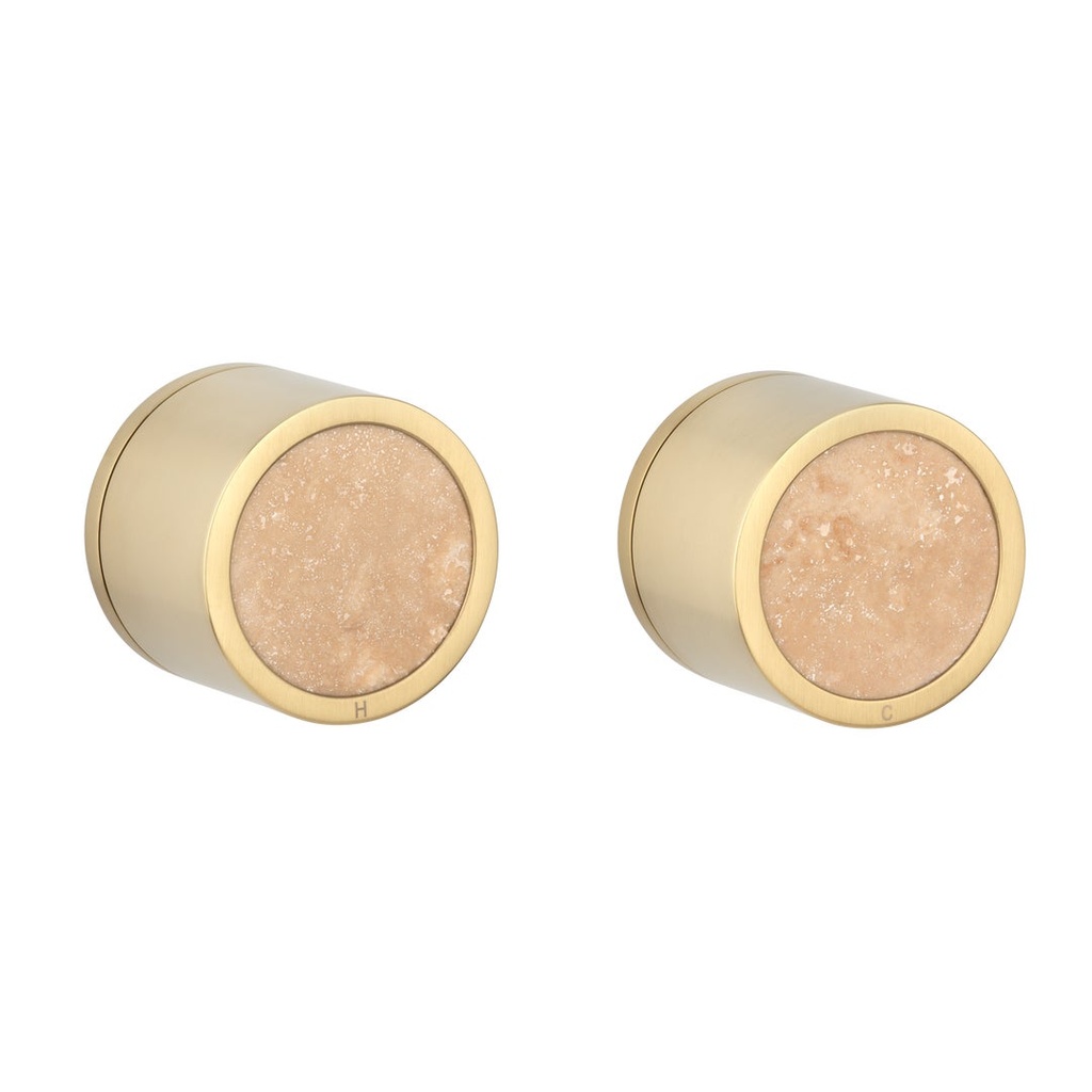 [14390-LF] Pixi Tile Insert Assembly Taps - Brushed Brass