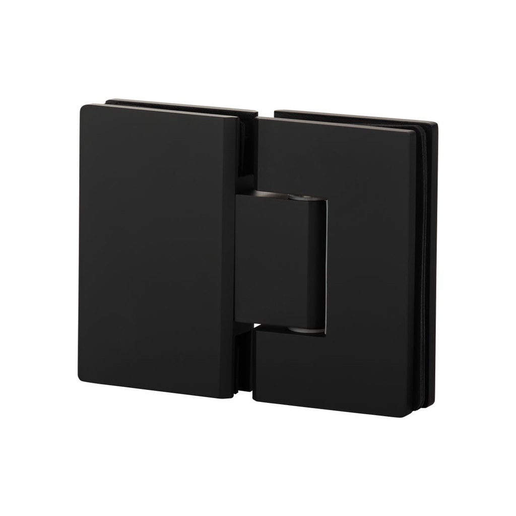 [14413] Kenzie Glass to Glass Shower Hinge - Matte Black