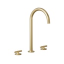 Barre Assembly Bench Mounted Set - Brushed Brass