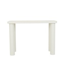 Frankie Outdoor Rectangular Bar Table - Faux Light Travertine - Sandcastle