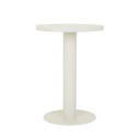 Frankie Outdoor Round Bar Table - Faux Light Travertine - Sandcastle
