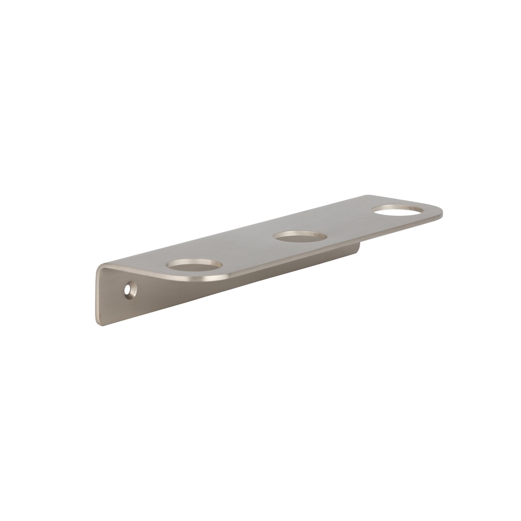 [14479] Lira Soap Bottle Holder - Triple - Brushed Nickel
