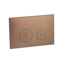 Zaaha Toilet Button & In-Wall Cistern - Brushed Copper