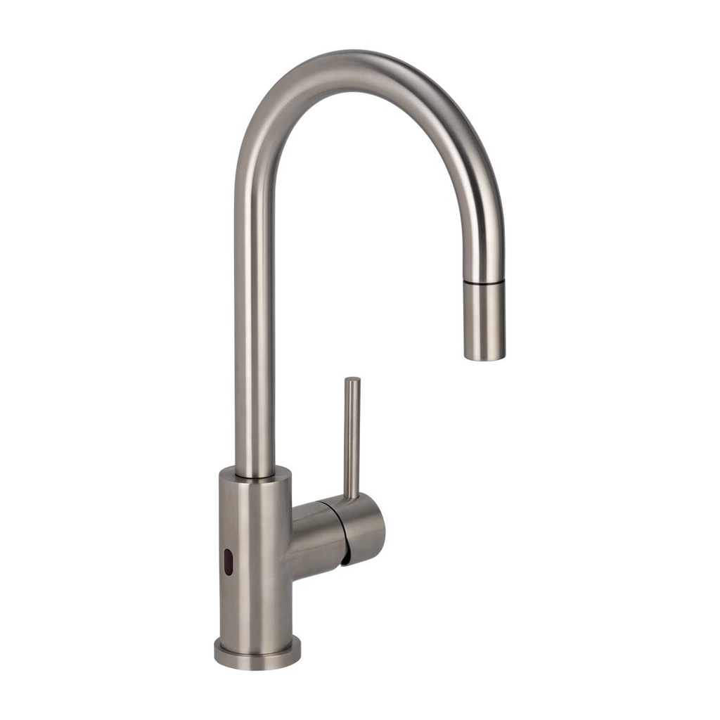 [14617] Elysian Sensor Commercial Pull-Out Kitchen Mixer - Stainless Steel