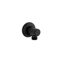 Kingsley Round Shower BP - Matte Black