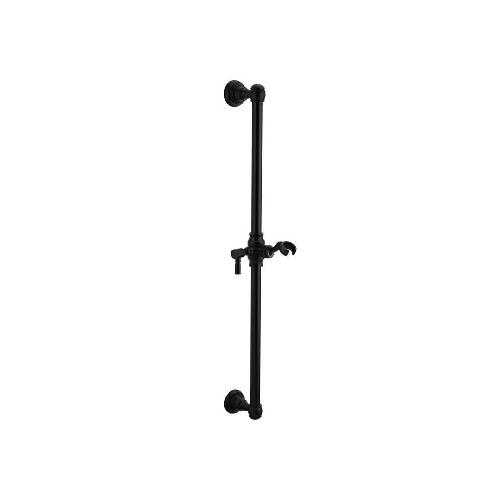 Kingsley Shower Rail - Matte Black