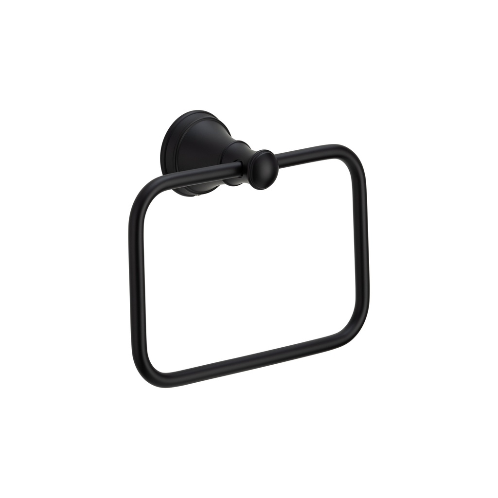 [14659] Kingsley Hand Towel Holder - Matte Black