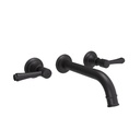 Kingsley Assembly Taps & Spout Set - Matte Black