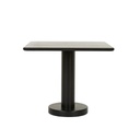 Freddie Square Dining Table - Matt Black Oak