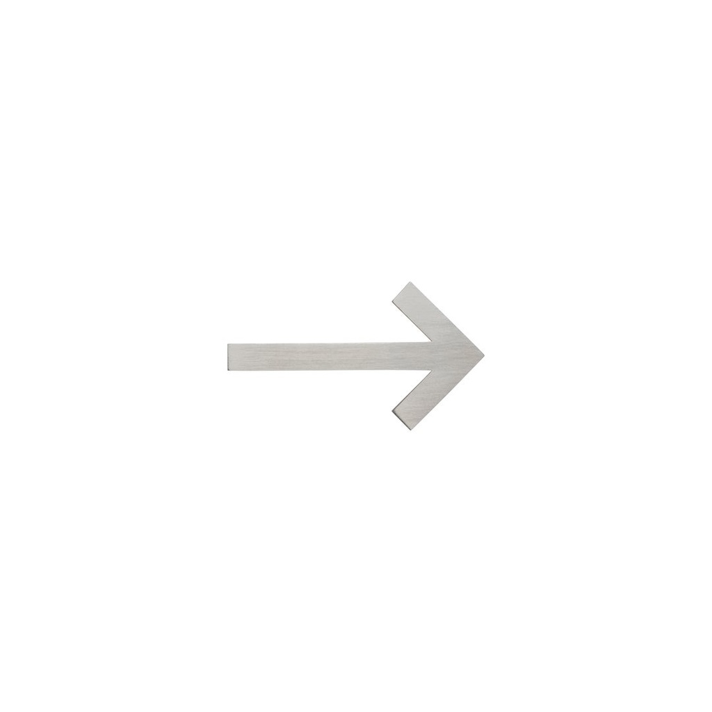 Arrow Sign - 60mm - Stainless Steel