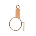 Accessible Restroom Sign - 120mm - Brushed Copper