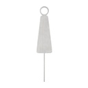 Female Restroom Sign - 140mm - Stainless Steel