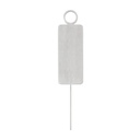 Male Restroom Sign - 140mm - Stainless Steel
