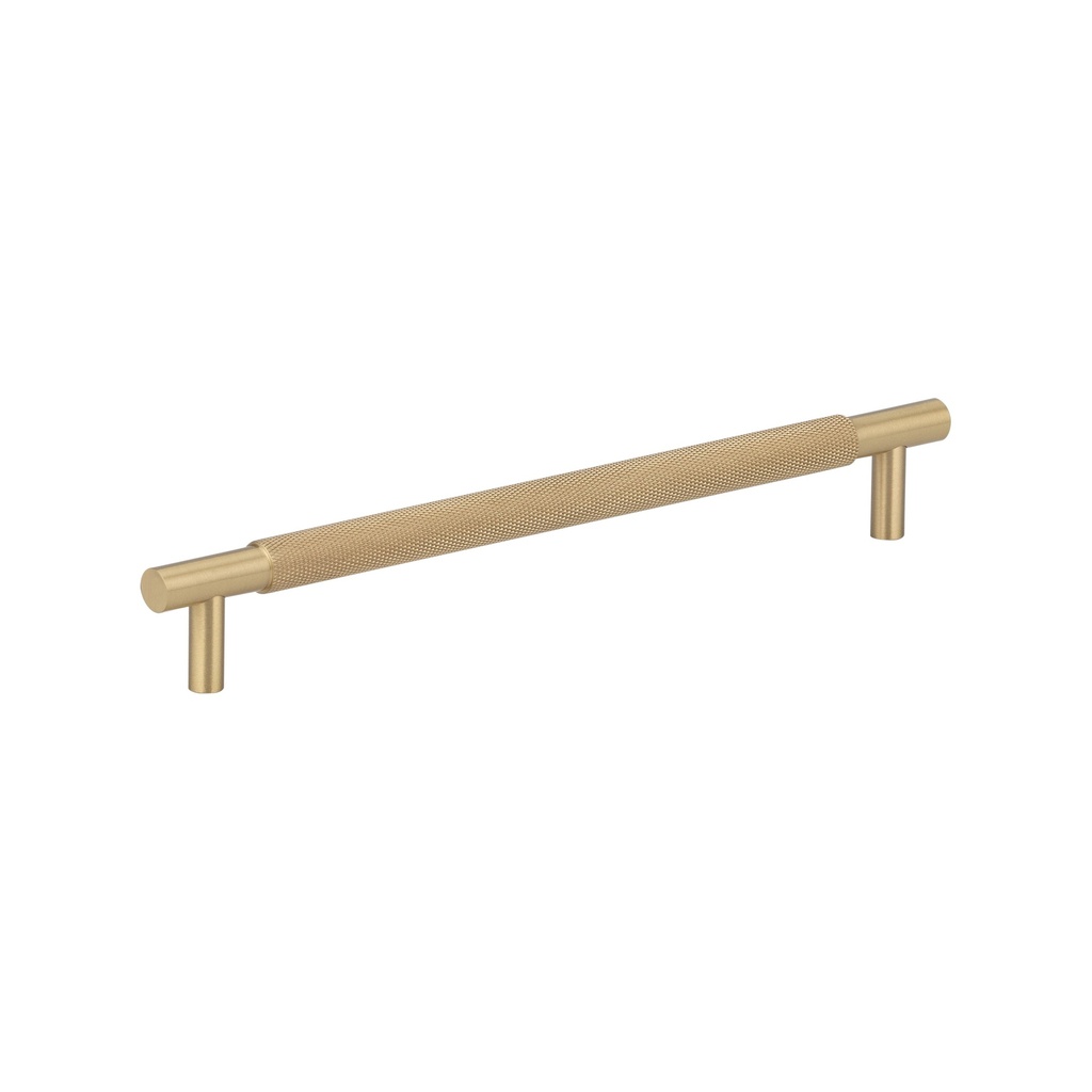 [15036] Tezra Textured Cabinetry Pull 220mm – Brushed Brass