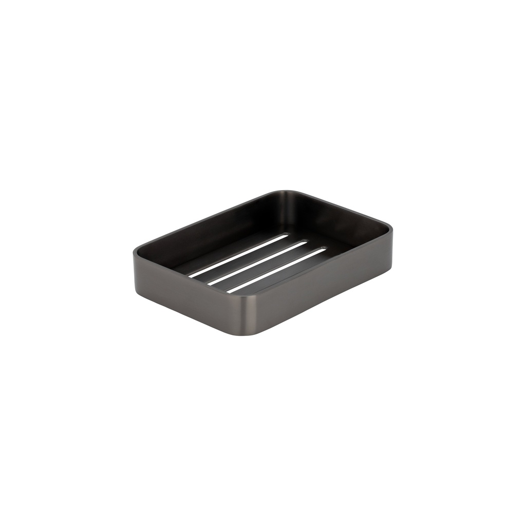 Maya Soap Dish Shelf - Brushed Gunmetal