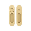 Leroy Sliding Door Privacy Set - Brushed Brass
