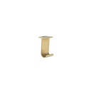 Maya Shower Hook - Brushed Brass