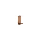 Maya Shower Hook - Brushed Copper
