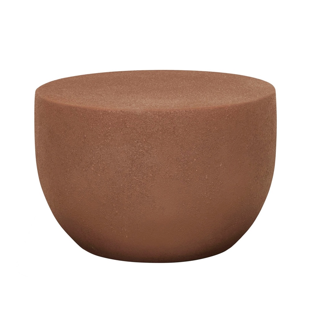 [GRANADA-DRUM-SIDE-TABLE-BRIQUE-LTO-GRAN-DRU] Granada Drum Side Table - Brique