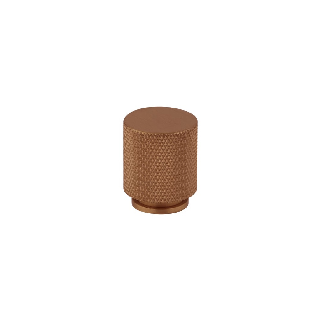 [15602] Tezra Textured Cabinetry Knob - Brushed Copper