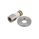 Swivel Bench Mounted Spout - Female Adapter - Brushed Nickel