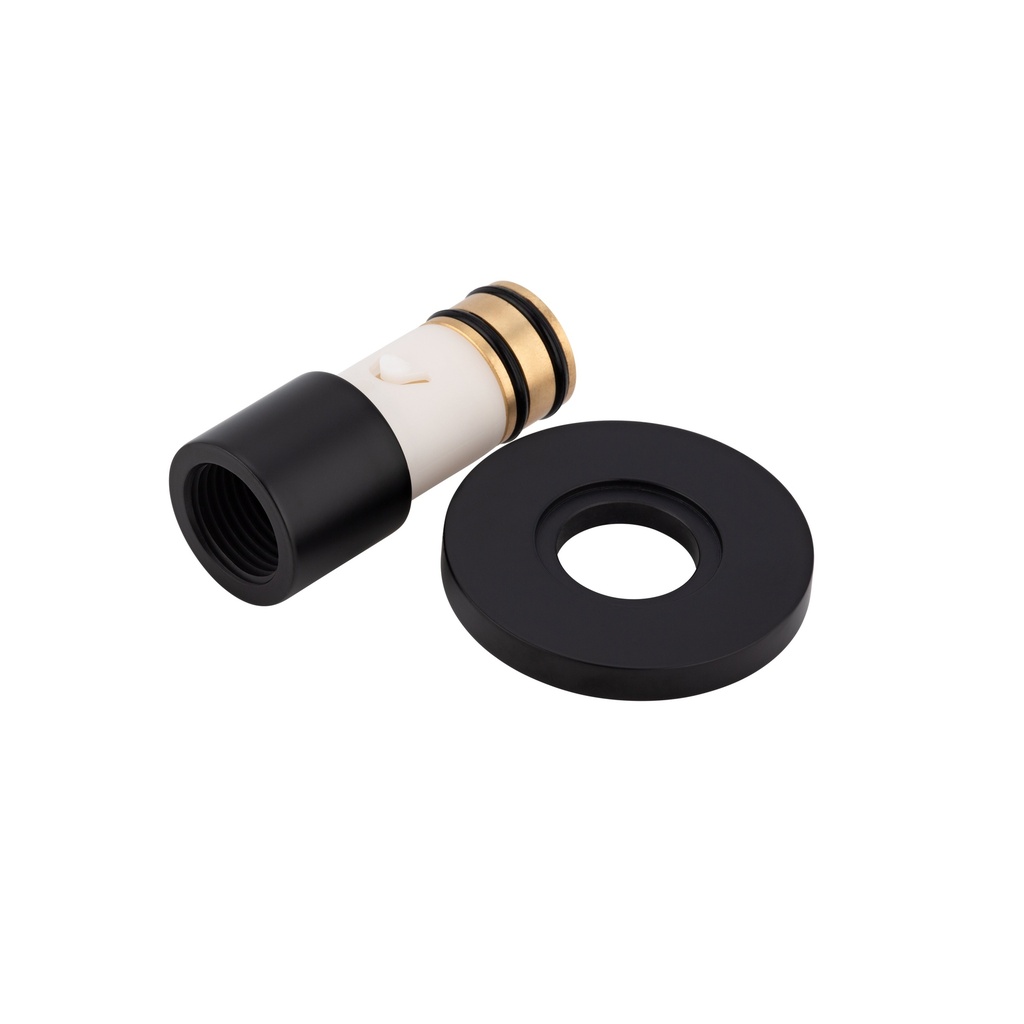 Swivel Bench Mounted Spout - Female Adapter - Matte Black