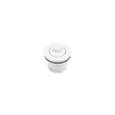Pull-Out Bath Plug - White