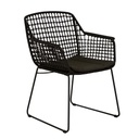 Granada Island Dining Armchair - Licorice - Licorice