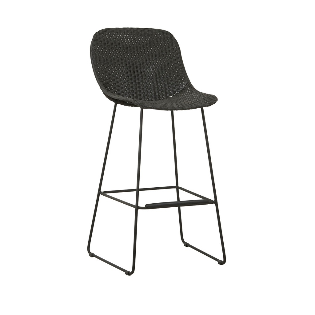 [GRANADA-SCOOP-BARSTOOL-LICORICE-BS-GRAN-SCO] Granada Scoop Barstool - Licorice