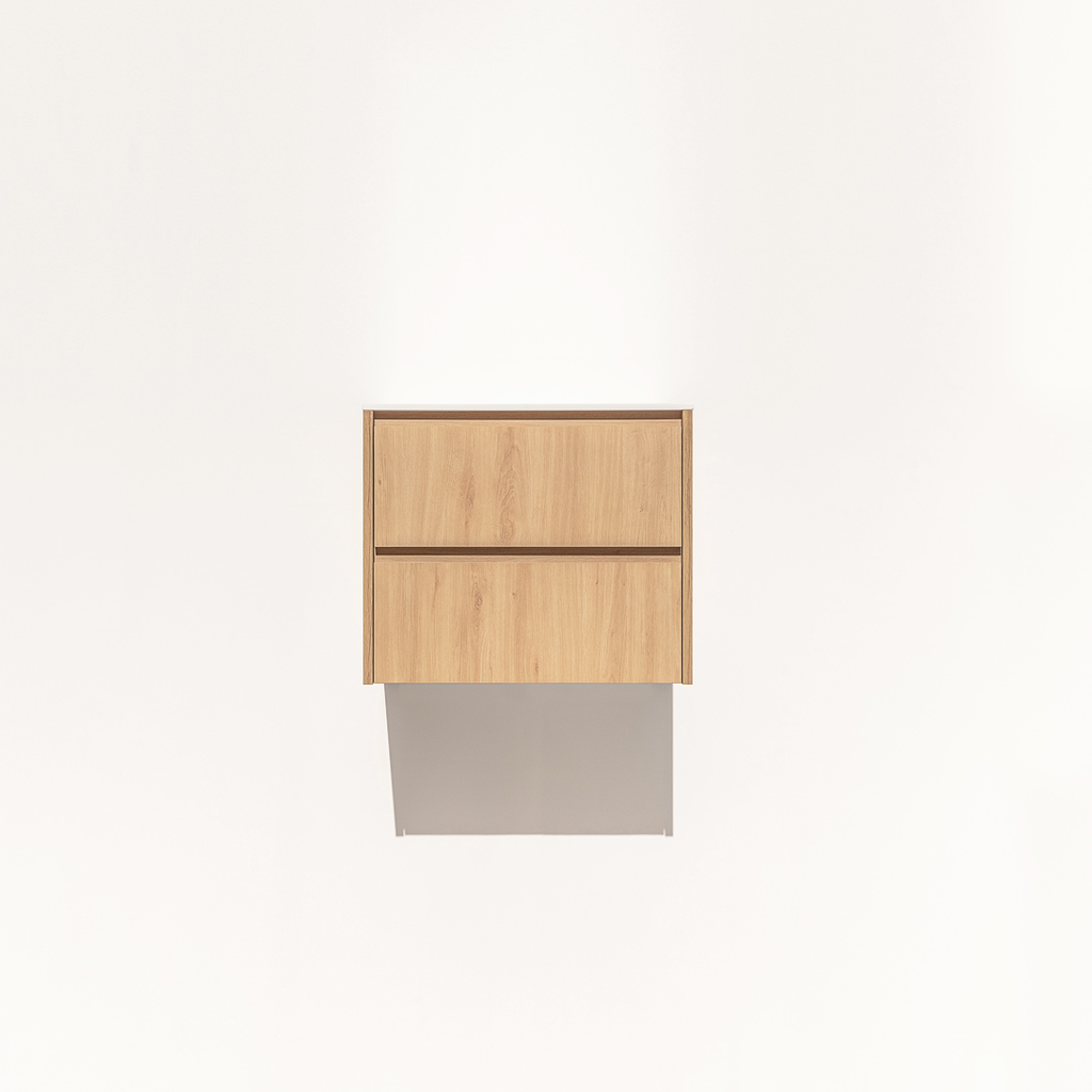 [15701] Addison - Single Vanity 600mm - Pure Oak