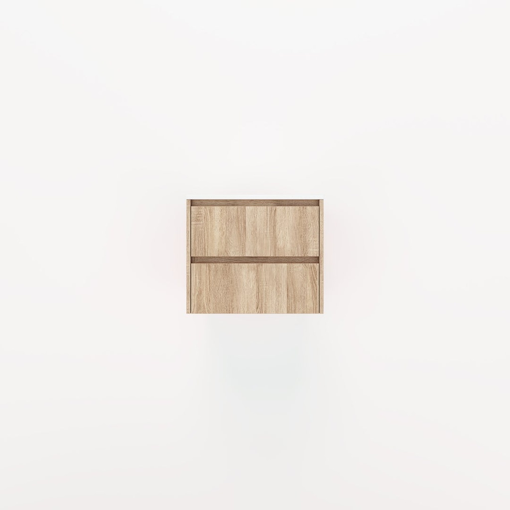 Addison - Single Vanity 600mm - White Ash Oak