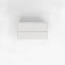 Addison 2-Drawer 900mm - White - 1 Cut-Out